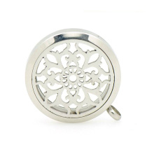 Colgante de locket de aromaterapia de moda, medallones de olor sólido contenedor de perfume